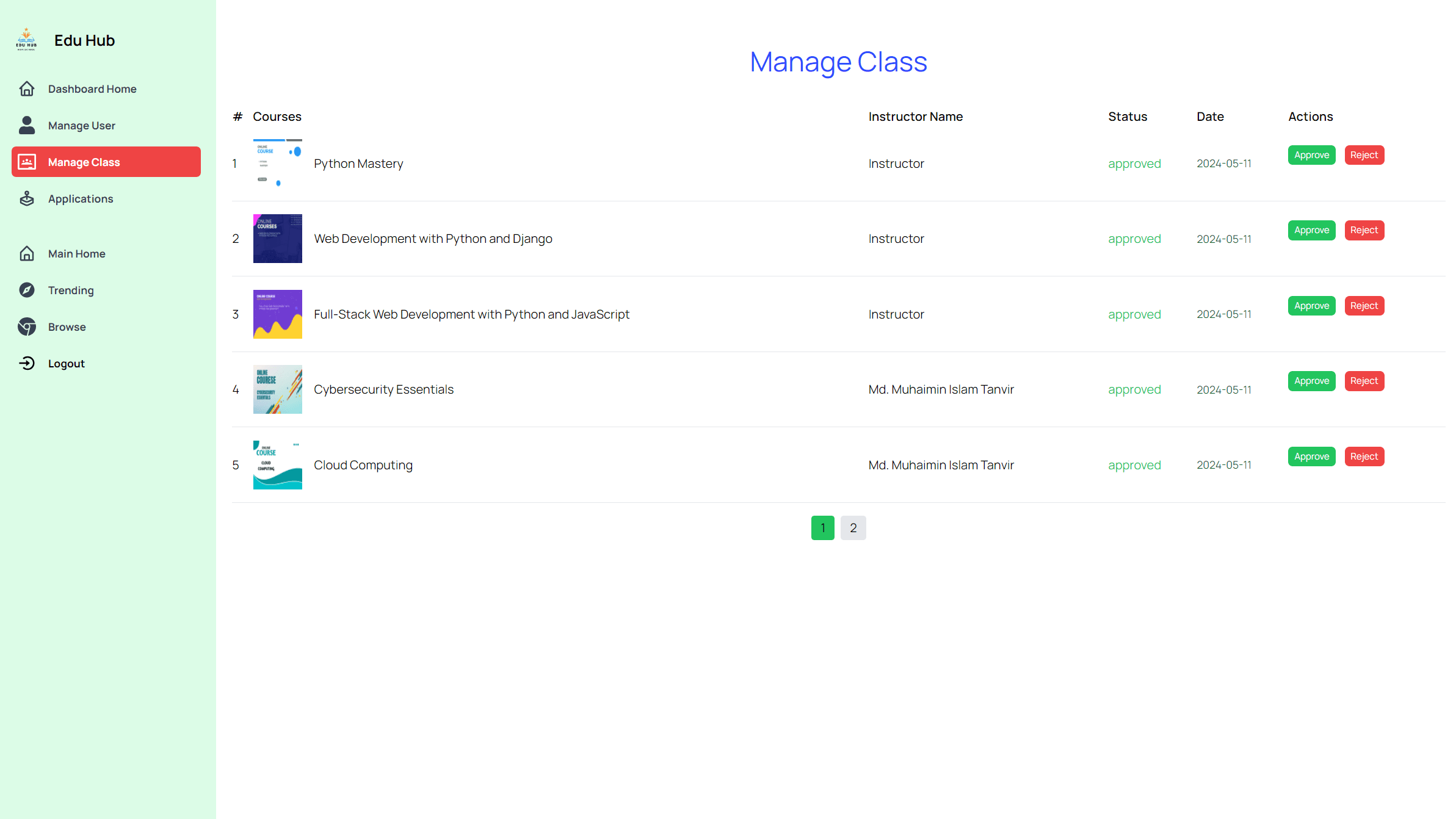 EduHub: Empowering Education System screenshot 4